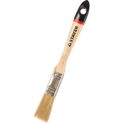Кисть плоская STAYER UNIVERSAL-EURO, светл натуральная щетина,25мм 0102-025