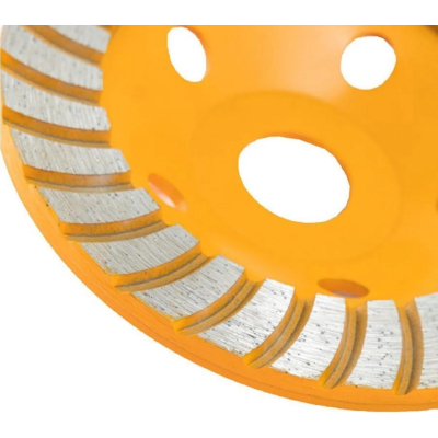 Чашка алмазная Вихрь зачистная, 125 мм, Турбо (73/10/3/9)