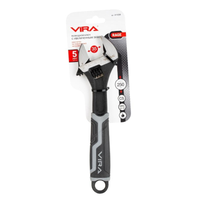 Ключ разводной усиленный 250 мм VIRA RAGE 311058