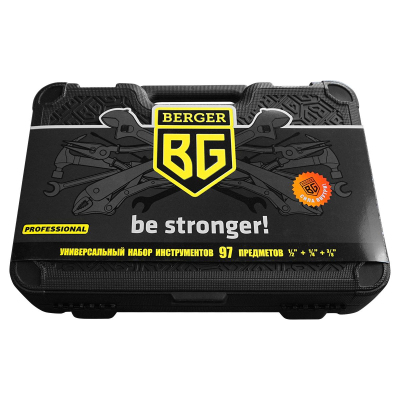 Набор инструмента универсальный BERGER 97 предметов BG097-121438