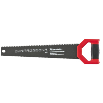 Ножовка по дереву MATRIX UNIVERSAL,400 мм,зуб-3D/2D, 13-14TPI (23571)