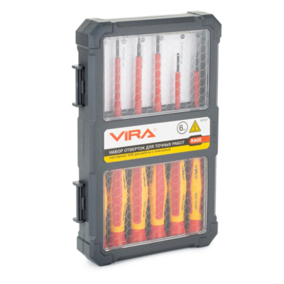Набор отверток для точных работ VDE 6 шт. VIRA RAGE 397037