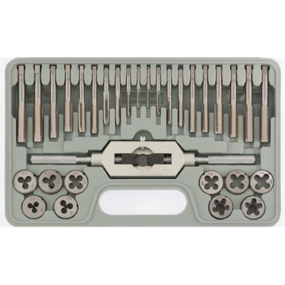 Набор метчиков и плашек М3 - М12, 31 предм. Matrix 77337