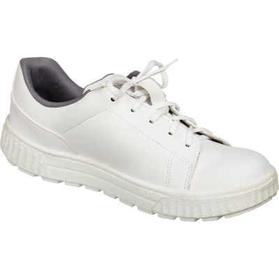 Полуботинки белые на шнурках с п/к S741511/1C (р.45)