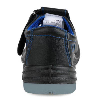 Полуботинки с перфорацией (сандалии) рабочие (мод.21Т) с мет/поднос (р.45)