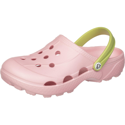 Сабо женские Ола, светло-розовый/салатовый р.41