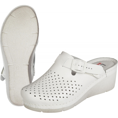 Сабо Leon белые (мод. MED1000), р. 40