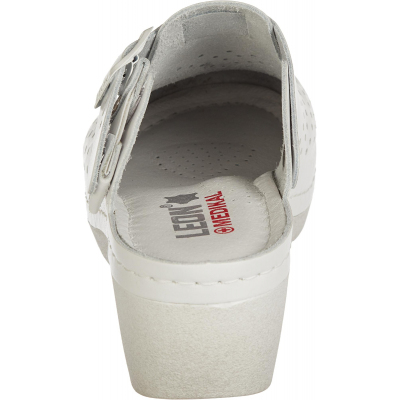 Сабо Leon белые (мод. MED1000), р. 41