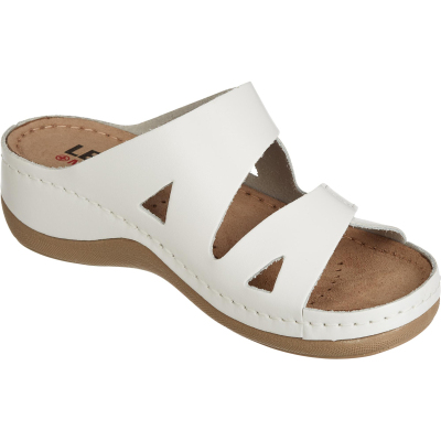 Сабо Leon белые (мод. MED906), р. 40