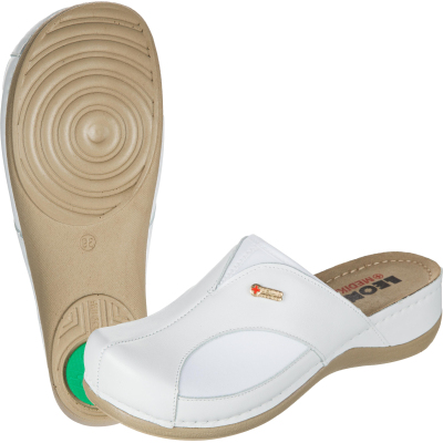 Сабо Leon белые (мод. MED912), р. 36