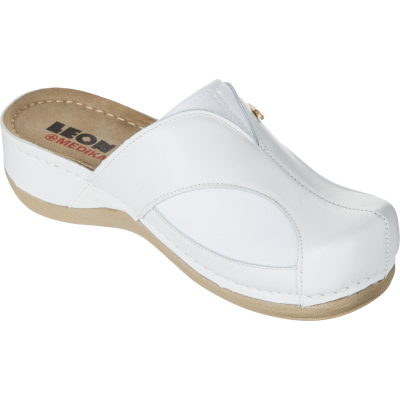 Сабо Leon белые (мод. MED912), р. 40