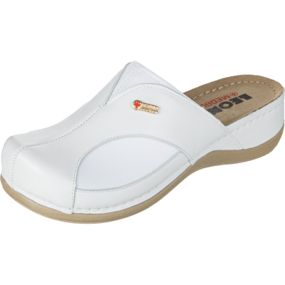 Сабо Leon белые (мод. MED912), р. 41