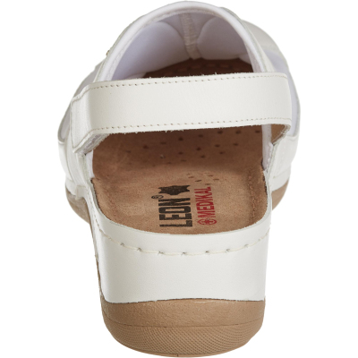 Сабо Leon белые (мод. MED913), р. 40