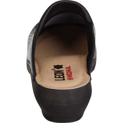 Сабо Leon черные (мод. MED100), р. 39