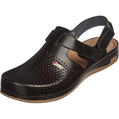 Сабо Leon черные (мод. MED951), р. 41