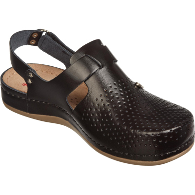 Сабо Leon черные (мод. MED951), р. 41