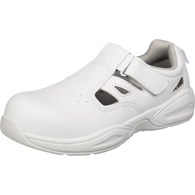 Сандалии Мистраль с перфорацией White GRIP PROTECTION c ПП р.43 (19143)