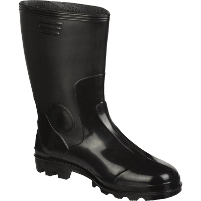 Сапоги мужские цв.черный мод.120 (р.44) ПВХ