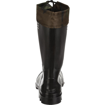 Сапоги мужские цв.черный мод.120 (р.45) ПВХ с надставкой