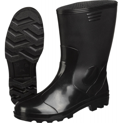 Сапоги мужские цв.черный мод.120 (р.46) ПВХ