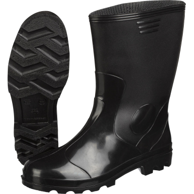 Сапоги мужские цв.черный мод.120У (р.40) ПВХ утепленные