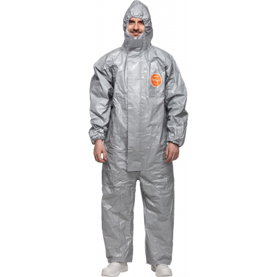 Комбинезон одноразовый защитный Тайкем 6000 F цвет СЕРЫЙ р.S (40)
