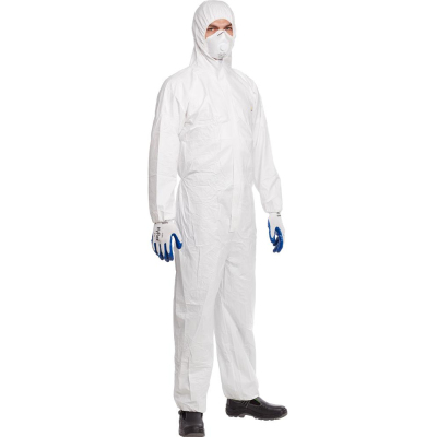 Одноразовая одежда Комбинезон с кап DELTA PLUS DT115 бел р-р XXL (DT115XX)