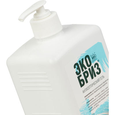 Антисептик кожный Экобриз антисептический гель 1,0 л (с дозатором)