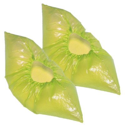 Бахилы н/с, п/э Прочные гладкие 3,5г, АРТ40, желтые 50пар/уп