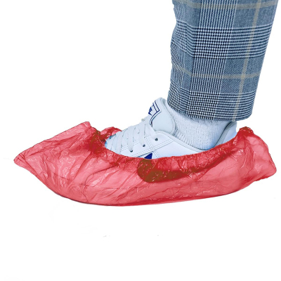 Бахилы н/с, п/э Стандарт гладкие 2,1г, АРТ25, красные 50пар/уп