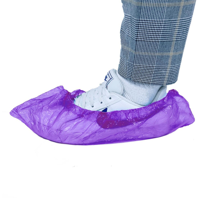 Бахилы н/с, п/э Стандарт гладкие 2,1г, АРТ25, фиолетовые 50пар/уп