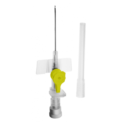 Катетер периферический с доп.портом 24G, SFM, 100 шт/уп