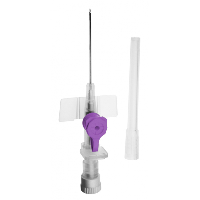 Катетер периферический с доп.портом 26G, SFM, 100 шт/уп