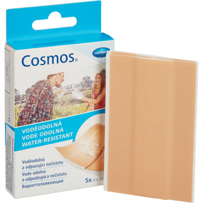 Набор пластырей водоотталкивающие 6х10см, 5шт/уп. COSMOS