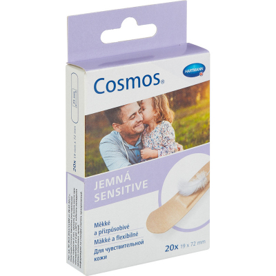 Набор пластырей д/чувствит.кожи, 1 размер, 20шт/уп COSMOS sensitive5353235