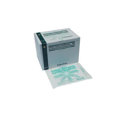 Перевяз. ср-ва Пластырь-повязка неткан основа водонепрониц 6x8см 50шт/уп