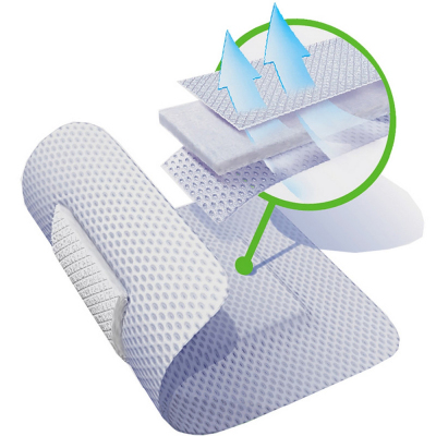 Перевяз. ср-ва Пластырь-повязка неткан основа впит подушка 6x7см 50шт/уп