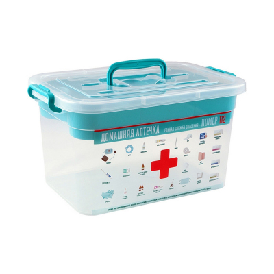 Контейнер для аптечки ДОМАШНИЙ ДОКТОР 6,5л 310x200x180мм