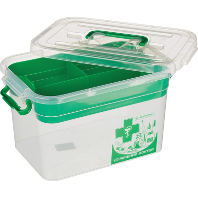 Контейнер для аптечки ДОМАШНИЙ ДОКТОР 6,5л 310x200x180мм