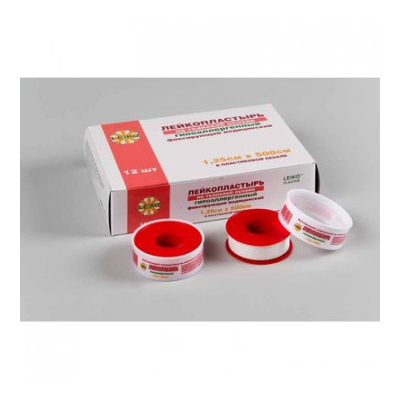 Перевяз. ср-ва Лейкопластырь 1,25х500см тканевый в пластике