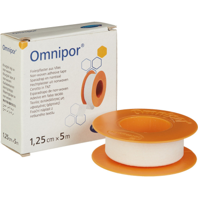 Перевяз. ср-ва Лейкопластырь 1,25х5м н/тканный белый OMNIPOR 9004362