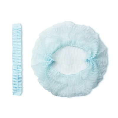 Шапочка Шарлотта н/с неткан. голубая Klever 100шт/уп