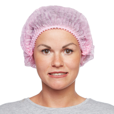 Шапочка Шарлотта розовая, 50шт/уп.