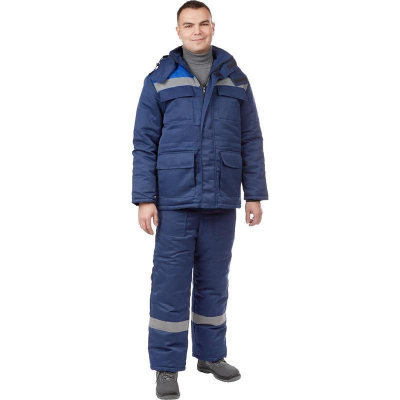 Костюм рабочий зимний з12-КПК с СОП син/вас 60-62/170-176