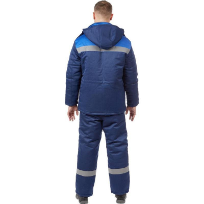 Костюм рабочий зимний з12-КПК с СОП син/вас 60-62/170-176