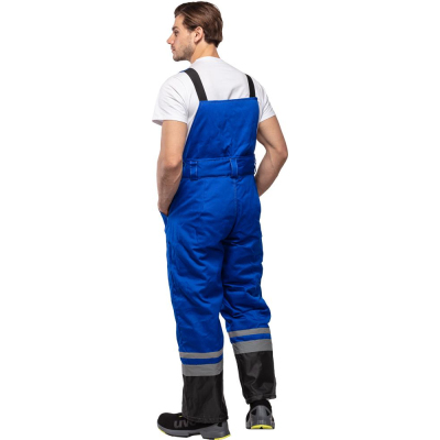 Костюм рабочий зимний з39-КБР черный/вас (р.44-46) 170-176 арт.Валькирия