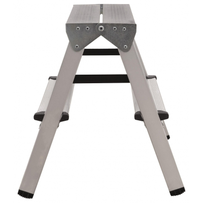 Стремянка алюминиевая 2-х сторонняя. 2 ступени. серия 112 (1120202)