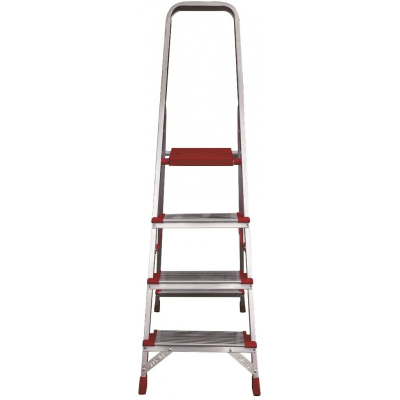 Стремянка алюминиевая усиленная 225 кг 4 ступени (130 мм) Новая Высота