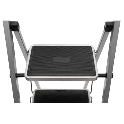 Стремянка стальная 2 широкие ступени с ковриком Zalger (511-2)