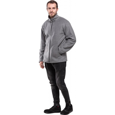 Толстовка флис цв. серый (260гр.) р. 60-62/170-176